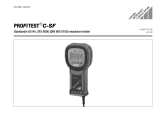 Gossen MetraWatt PROFITEST C Kasutusjuhend