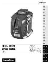 Laserliner X1-Laser Omaniku manuaal