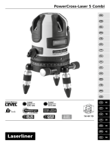 Laserliner PowerCross-Laser 5 Combi Omaniku manuaal