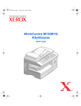 Xerox M15 Kasutusjuhend