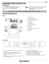 Indesit DSFO 3T224 C S Daily Reference Guide