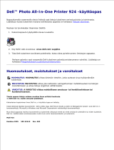 Dell 924 All-in-One Photo Printer Kasutusjuhend