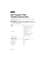 Dell Inspiron 1546 spetsifikatsioon