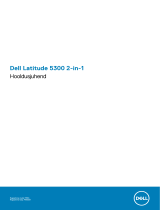 Dell Latitude 5300 2-in-1 Omaniku manuaal