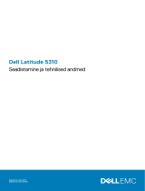 Dell Latitude 5310 Omaniku manuaal
