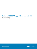 Dell Latitude 7220EX Rugged Extreme Omaniku manuaal