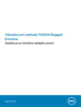 Dell Latitude 7220EX Rugged Extreme Omaniku manuaal