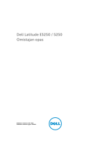 Dell Latitude E5250/5250 Omaniku manuaal