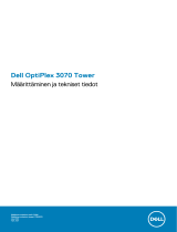 Dell OptiPlex 3070 Omaniku manuaal