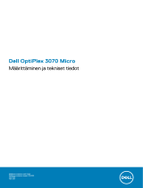 Dell OptiPlex 3070 Omaniku manuaal