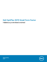 Dell OptiPlex 5070 Omaniku manuaal