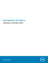 Dell OptiPlex 7070 Omaniku manuaal