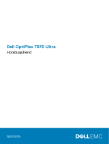 Dell OptiPlex 7070 Ultra Omaniku manuaal