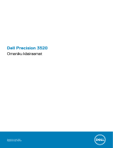 Dell Precision 3520 Omaniku manuaal