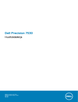 Dell Precision 7530 Kasutusjuhend