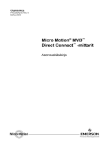 Micro Motion MVD Direct Connect -mittarit Asennuskäsikirja paigaldusjuhend