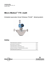 Micro Motion 775 -malli Kiinteästi asennettu Smart Wireless THUM -lähetinyksikkö Omaniku manuaal