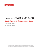Manual de Usuario Lenovo Tab 2 A10-30 Lühike juhend