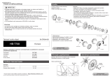 Shimano HB-T708 Service Instructions