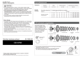 Shimano CS-5700 Service Instructions