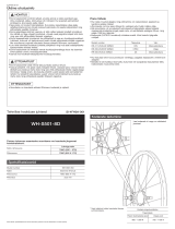 Shimano WH-S501-8D Service Instructions