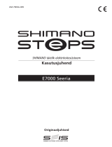 Shimano SW-E7000 Kasutusjuhend