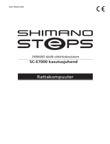 Shimano SC-E7000 Kasutusjuhend
