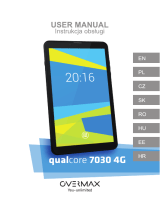 Overmax Qualcore 7030 4G Kasutusjuhend