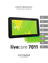 Overmax Livecore 7011 Kasutusjuhend