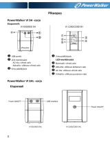 PowerWalker VI 1200 SHL IEC Lühike juhend