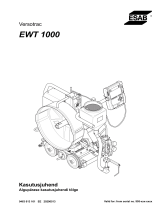 ESAB EWT 1000 Kasutusjuhend