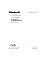 EINHELL TE-CD 18/50 Li-i BL (2x2,0Ah) Kasutusjuhend