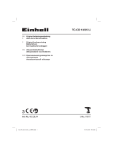 EINHELL TC-CD 18/35 Li (1x1,5 Ah) Kasutusjuhend