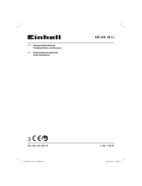 EINHELL GE-US 18 Li-Solo Kasutusjuhend