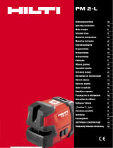 Hilti PM 2-L Kasutusjuhend