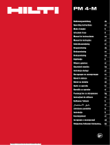 Hilti PM 4-M Kasutusjuhend