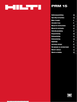 Hilti PRM15 Kasutusjuhend