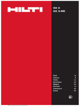 Hilti GX 3 Kasutusjuhend