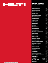 Hilti PRA 20G Kasutusjuhend