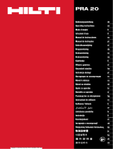 Hilti PRA 20 Kasutusjuhend