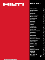 Hilti PSA 100 Kasutusjuhend