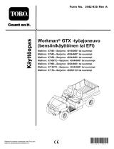 Toro Workman GTX Utility Vehicle Kasutusjuhend