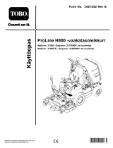 Toro ProLine H800 Rotary Mower Kasutusjuhend