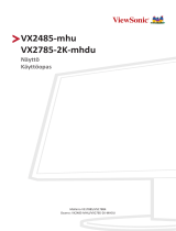 ViewSonic VX2485-MHU-S Kasutusjuhend