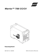 ESAB Warrior™ 750i CC/CV Kasutusjuhend