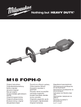 Milwaukee M18 FOPH-0 Original Instructions Manual