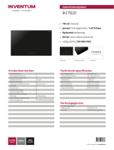 Inventum IKI7831 spetsifikatsioon