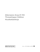 Alienware Area-51 Threadripper Edition R3 and R6 Kasutusjuhend
