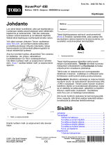 Toro HoverPro 450 Machine Kasutusjuhend