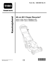 Toro 48cm 60V Super Recycler Lawn Mower Kasutusjuhend